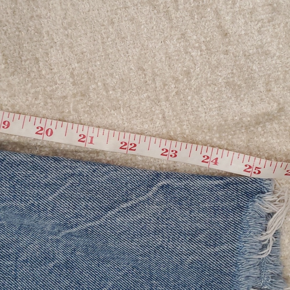 Grlfrnd helena light wash crop jeans  women size 26 - Picture 9 of 15